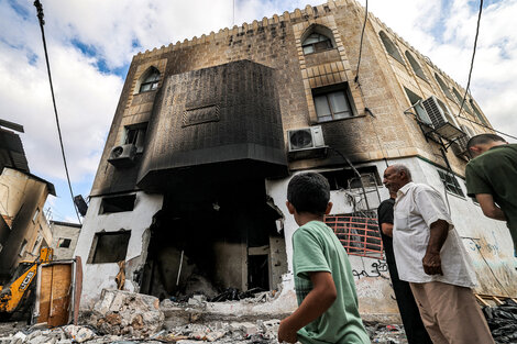 El ataque israelí impactó el edificio de una mezquita en el norte de Cisjordania ocupada.