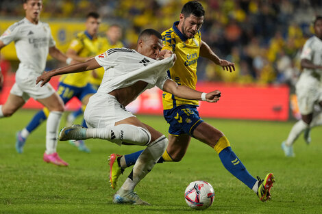 Mbappé sigue sin marcar en la Liga de España (Fuente: AFP)