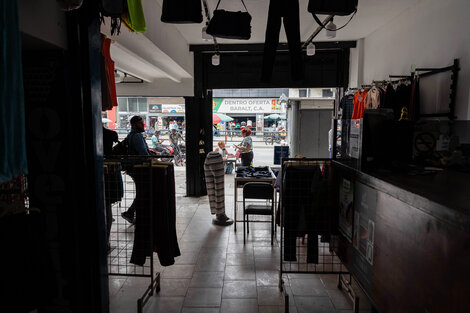 Varios comercios fueron afectados por el apagón en Caracas (Fuente: EFE)