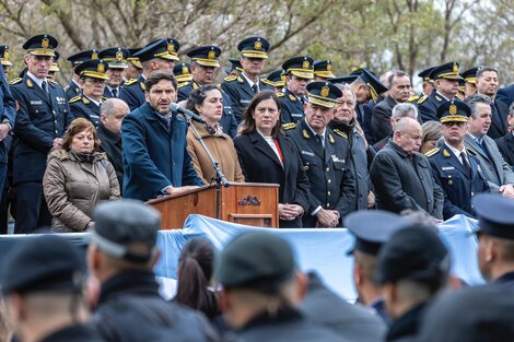 El gobernador en el acto en la capital provicial