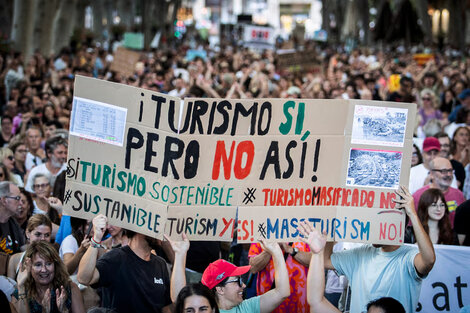 En algunas ciudades europeas hay señales de hartazgo con el turismo. (Fuente: AFP)