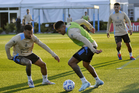 Eliminatorias: Argentina tuvo una práctica abierta pensando en Chile 