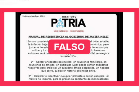 Con patitas cortas: el ejército de trolls de Milei intentó circular una fake news del Instituto Patria