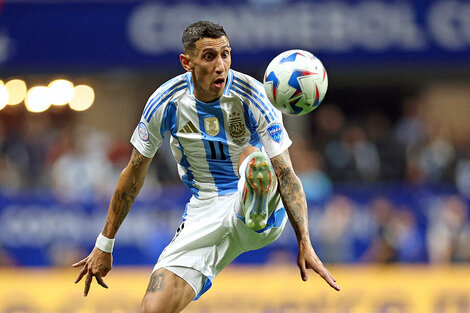 Ángel Di María, leyenda de la selección argentina.