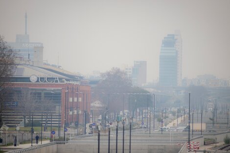 El SMN advierte por una "cortina de humo" que llegará a Buenos Aires este lunes