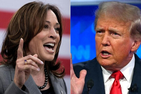 Kamala Harris y Donald Trump se cruzan en su primer debate para las elecciones a presidente de Estados Unidos.