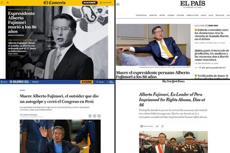 El mundo reflejó la muerte de Fujimori.