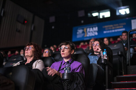 Sofía Brihet, directora del corto La hija de la azafata, que recibió una mención.