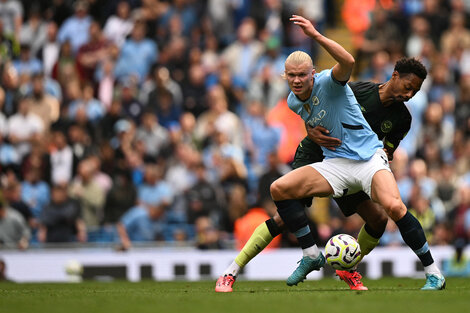 Premier League: el City volvió a ganar con doblete de Haaland