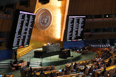 La ONU votó poner fin a la ocupación israelí de territorios palestinos (Fuente: AFP)