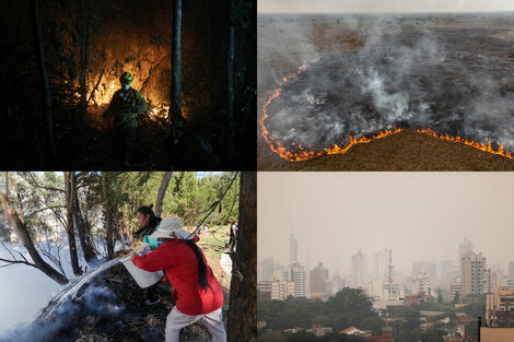 Una ola de incendios por toda Sudamérica