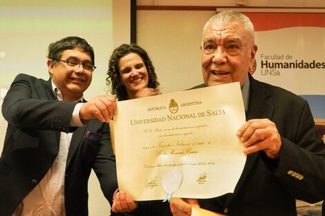 Dino Saluzzi recibió el honoris causa de la Universidad Nacional de Salta 