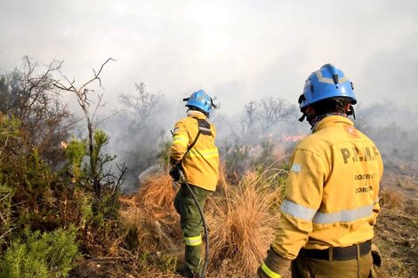 Incendios en Córdoba: cómo sigue el operativo de combate del fuego este sábado