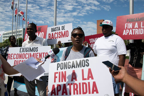 Manifestación en repudio a la Sentencia 168-13. Imagen: Lorena Espinosa