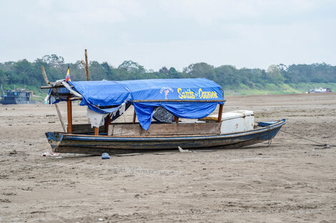 Sequía extrema en Colombia: el caudal del río Amazonas se redujo un 90%