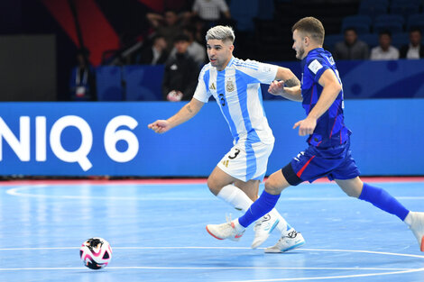 Mundial de futsal: Argentina venció a Croacia y avanzó de ronda