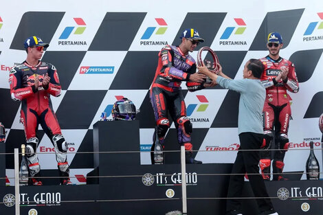 MotoGP: Jorge Martín ganó en Indonesia y se acerca al título