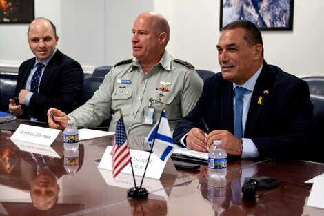 El director general del Ministerio de Defensa israelí, Eyal Zamir, en Washington.