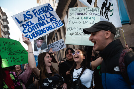 Las fuerzas del aula en la marcha por el financiamiento universitario