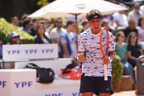 Francisco Comesaña ganó un partido durísimo ante Coria.