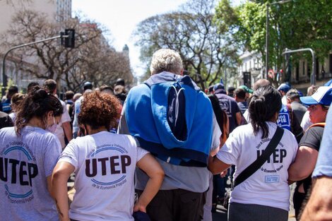 La fila del hambre: nueva marcha para exigir alimentos a la ministra Pettovello 