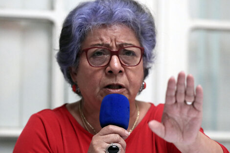 La coordinadora del Comité de Familiares de Detenidos Desaparecidos en Honduras (Cofadeh), Bertha Oliva.