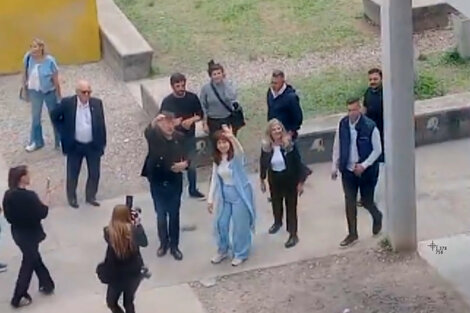 Cristina Kirchner visitó la Universidad de Avellaneda