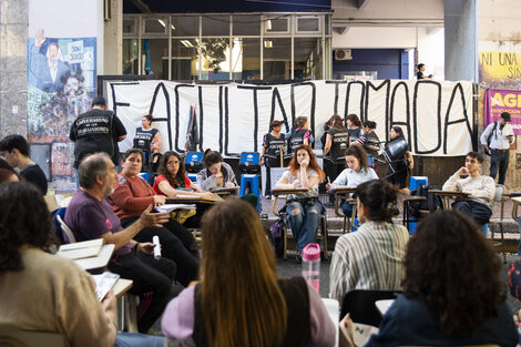 Clases públicas en la Facultad de Sociales (UBA)