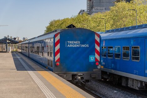 Tren San Martín, con servicio reducido durante el fin de semana