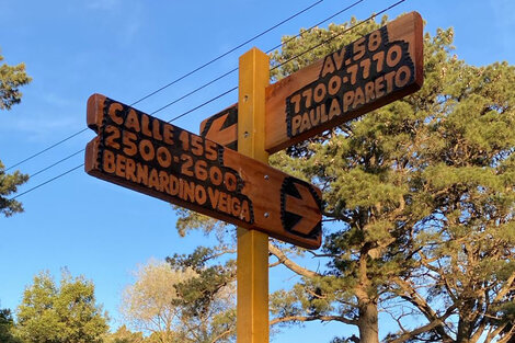 La esquina Bernardino Veiga y Paula Pareto en Necochea