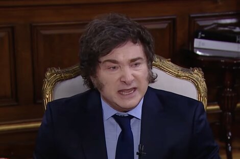 Con esta violenta descripción, Javier Milei se refirió a la situación del Partido Justicialista y su interna por la presidencia de cara a las elecciones legislativas de 2025