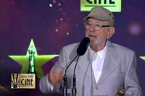 Norman Briski hizo un fuerte discurso en la entrega de los Martín Fierro Cine y Series 2024.