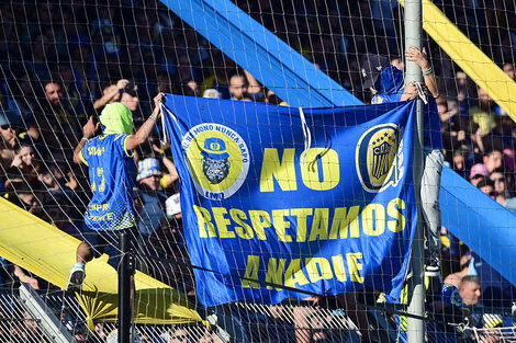 El domingo se desplegó una bandera que anuncia el final de un pacto entre bandas. 