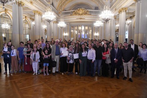 El acto se realizó en el Salón Dorado de la Legislatura porteña.