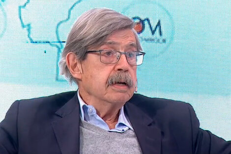 Basualdo fue el principal referente del área de Economía y Tecnología de FLACSO. (Fuente: Capturas de video)