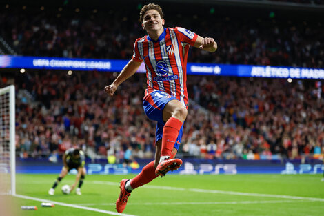 Julián se generó su gol a pura presión. (Fuente: AFP)