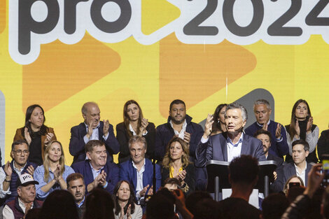 Mauricio Macri en épocas más felices.