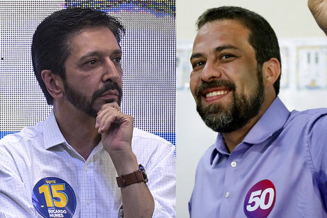 En las últimas encuestas el bolsonarista Nunes aventaja al lulista Boulos