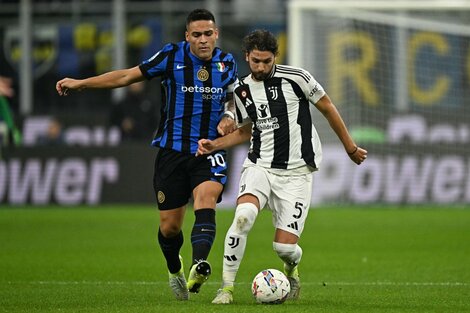 Juventus y el Inter de Lautaro Martínez igualaron un clásico histórico 