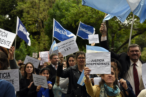 Como ocurrió en medidas anteriores, hoy habrá concentración, esta vez en el Centro de Justicia Penal.  (Fuente: Andres Macera)