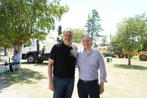 Fernando Gray visitó Tres Arroyos y se reunió con el intendente, Pablo Garate