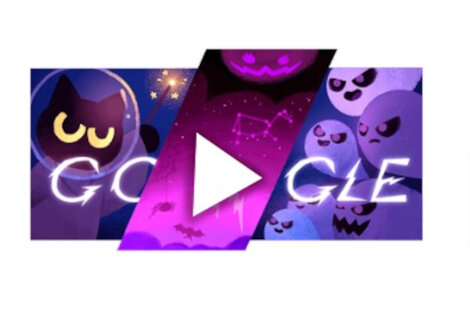 El entretenido doodle de Google para celebrar Halloween