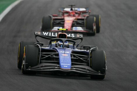 Colapinto, a fondo en el circuito de Interlagos