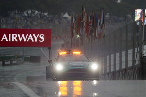 El "Safety Car", protagonista de la jornada en Interlagos