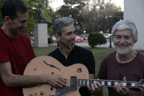 Charly Samamé, Marcelo Stenta y "Cuqui" Polichiso. (Fuente: Sebastián Vargas)