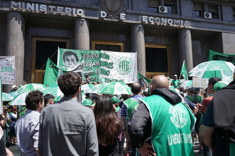 La protesta de ATE nacional se replicó en varias provincias.