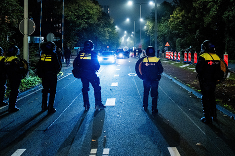 Países Bajos: enfrentamientos entre hinchas israelíes y manifestantes propalestina