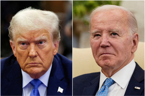 Donald Trump y Joe Biden.