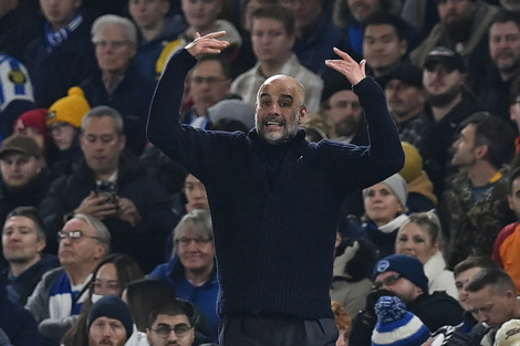 El catalán Pep Guardiola la pasó mal ante Brighton