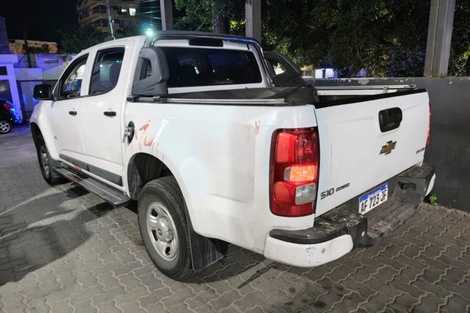 La camioneta en la que fue atacado el histórico lider de la barra de Central